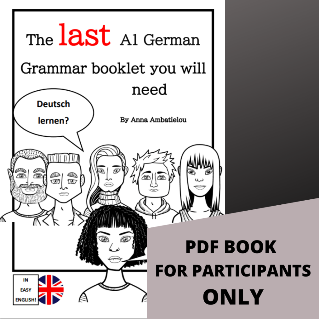 Learn and practice with my exclusive grammar booklet!