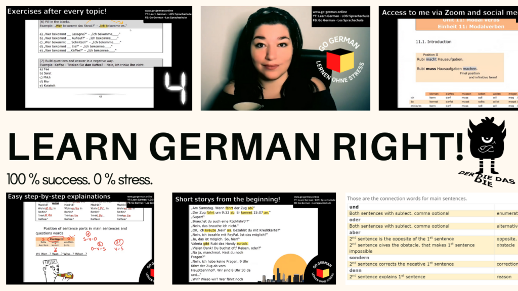 Learn German right from the beginning!